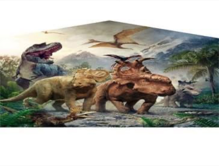 Dinosaurs bounce house theme banner