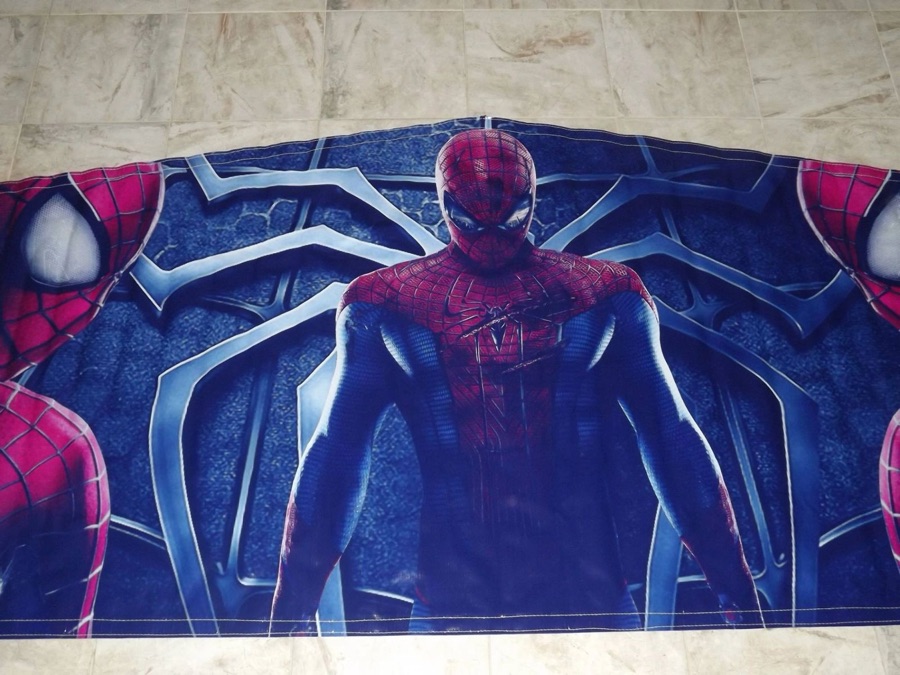 Spider-Man bounce house theme banner