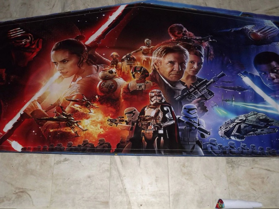 Star Wars bounce house theme banner